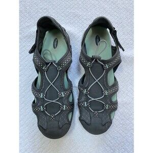 Dr. Scholl's Cancun Women's Sport Sandals - Gray/Mint Green - Size 10M
